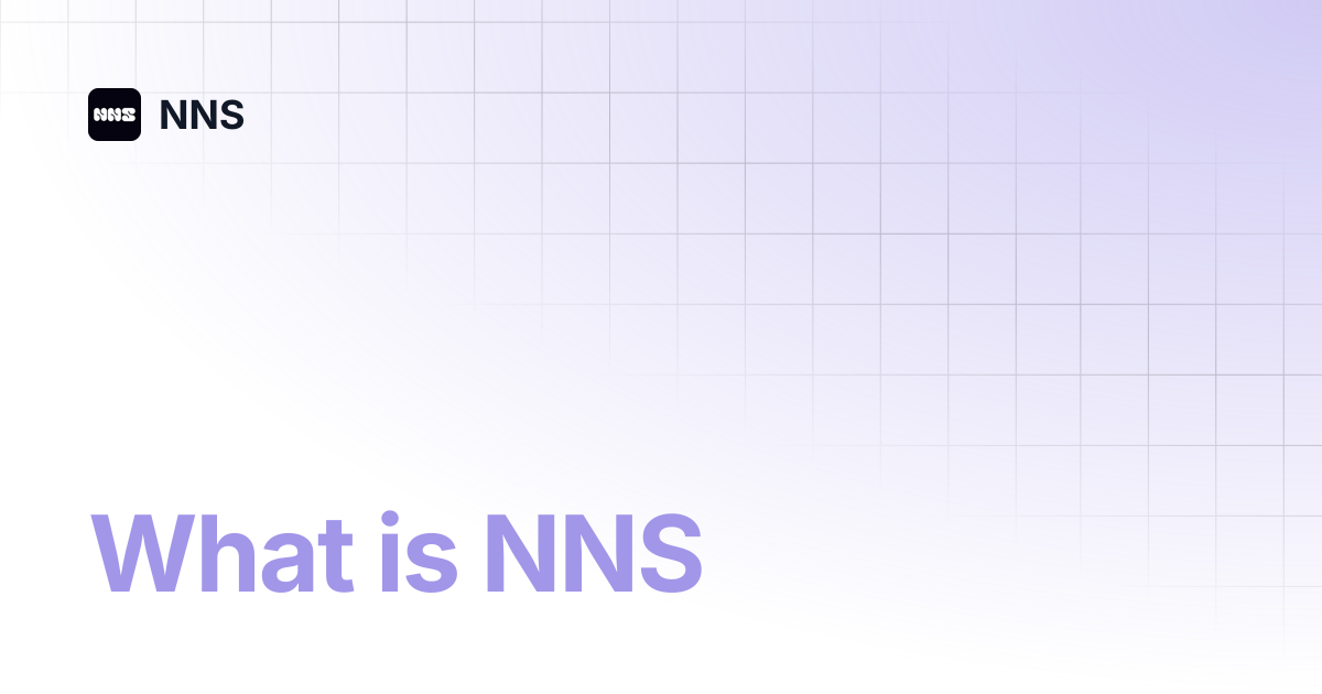 What is NNS | NNS